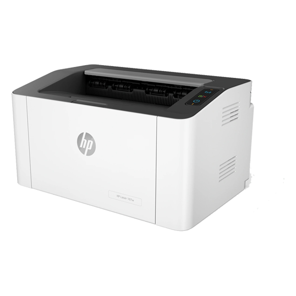 HP Laser 107w A4 laserprinter zwart-wit met wifi HP 123inkt.nl